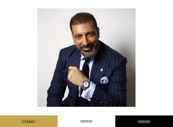 Dr Sherif Wakil brand color palette
