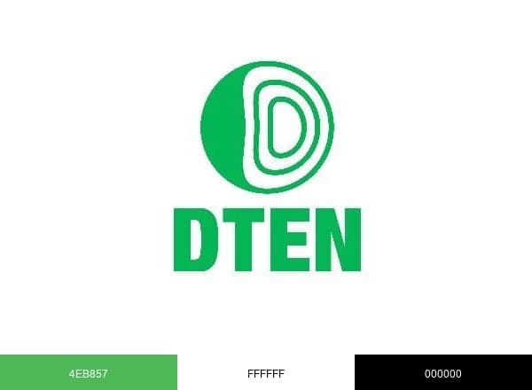 DTEN brand color palette