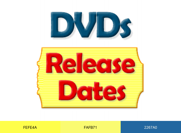 DVDs Release Dates brand color palette