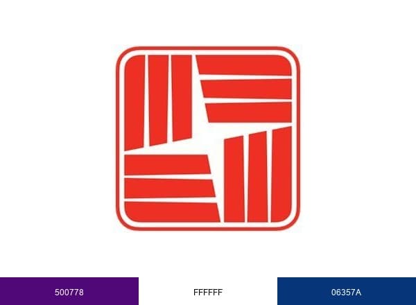 East West Bank brand color palette