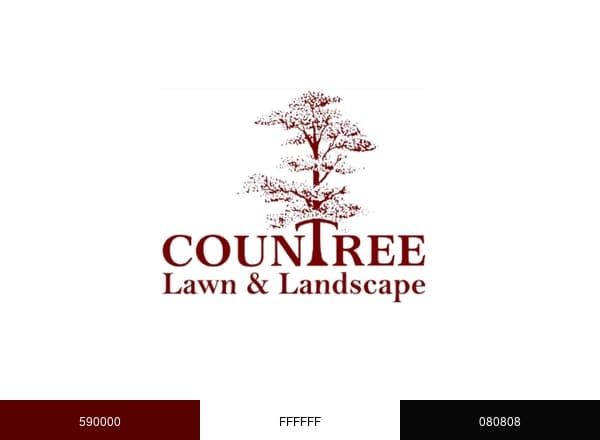 Countree Lawn & Landscape brand color palette