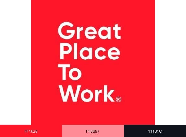 Great Place To Work brand color palette