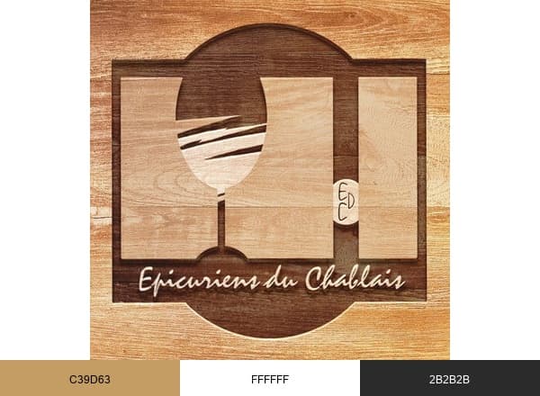 Epicuriens du Chablais brand color palette