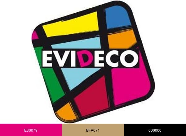EVIDECO brand color palette