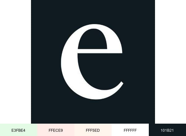 Evite brand color palette