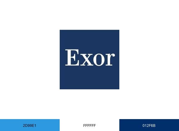 Exor N.V. brand color palette