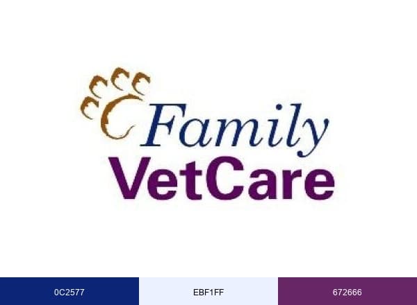 Family VetCare brand color palette