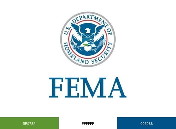 FEMA (The Federal Emergency Management Agency) brand color palette