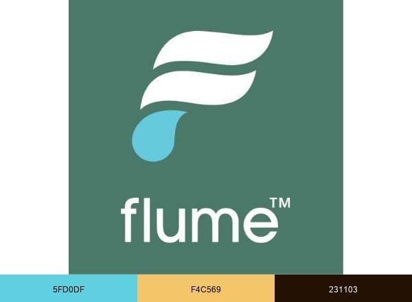 Flume Smart Water System brand color palette