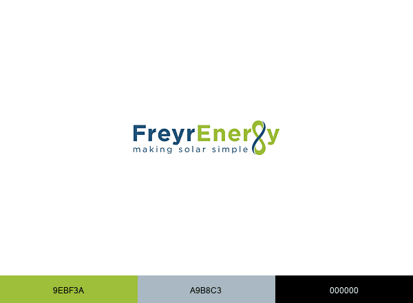Freyr Energy brand color palette