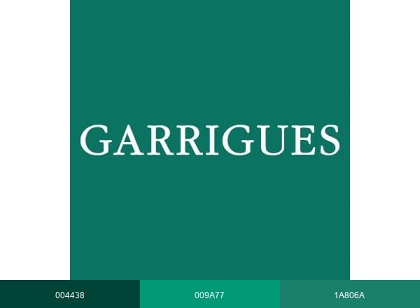 Garrigues brand color palette