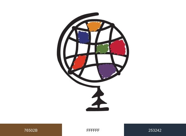 Global Views brand color palette