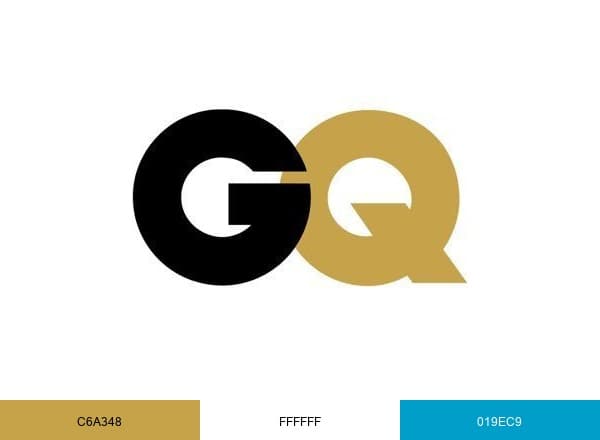 GQ Magazine brand color palette