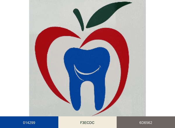 Great Smiles of NY brand color palette