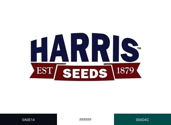 Harris Seeds brand color palette