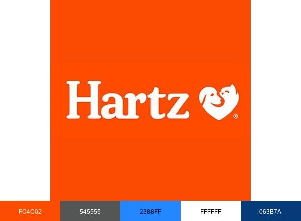 Hartz brand color palette