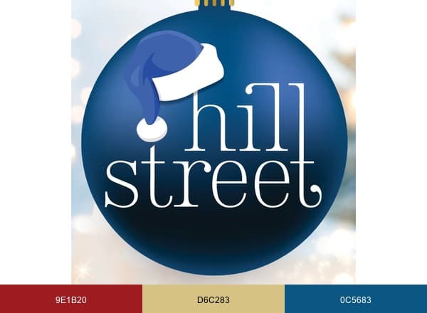 Hill Street Grocer brand color palette