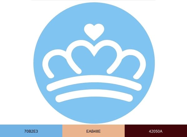 Hola Princesa brand color palette