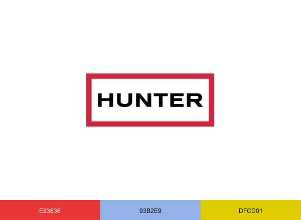 Hunter Boots brand color palette