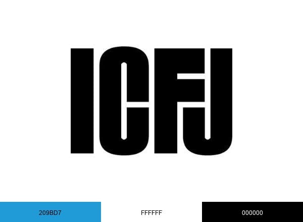 International Center for Journalists brand color palette