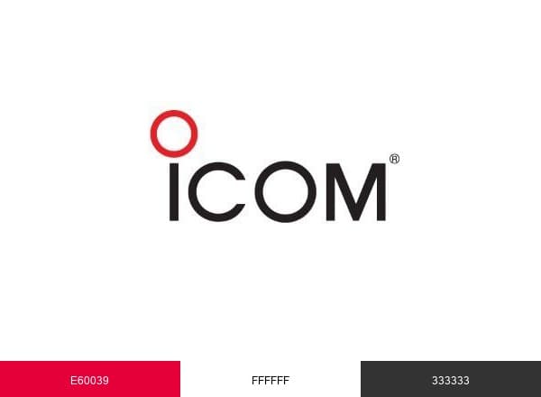 Icom America Inc brand color palette
