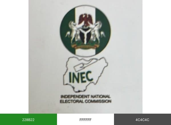 INEC Nigeria brand color palette