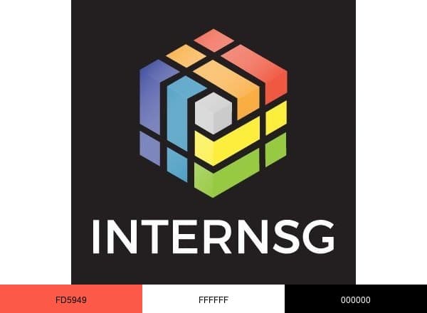 INTERNSG brand color palette