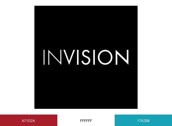 INVISION planning I architecture I interiors brand color palette