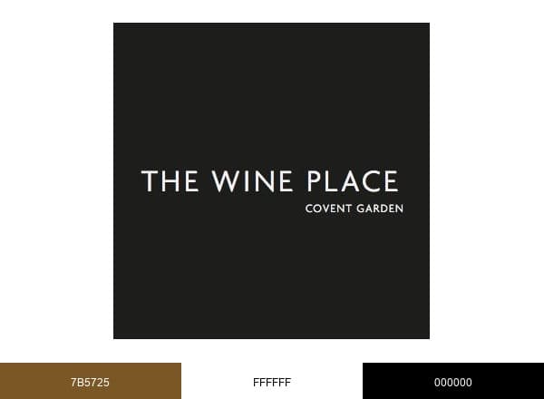 The Wine Place London brand color palette