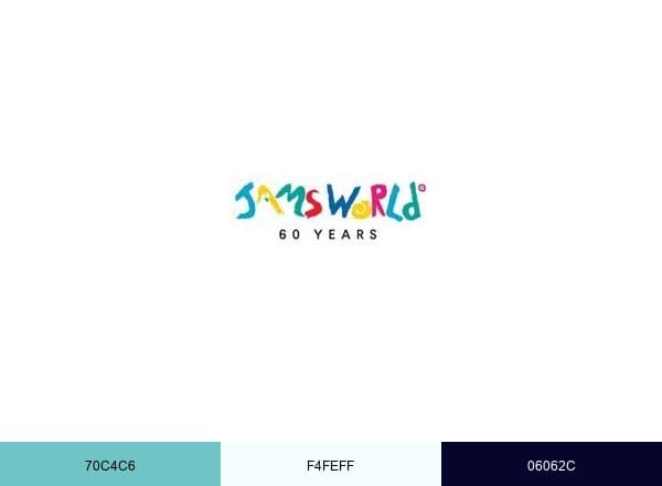 Jams World brand color palette