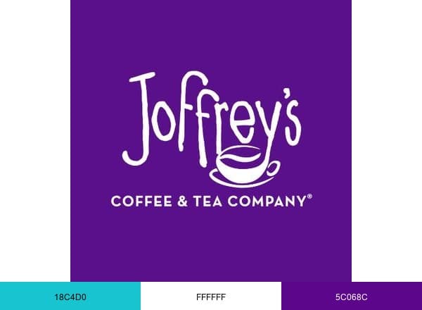 Joffrey's Coffee brand color palette
