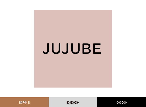 JuJuBe brand color palette