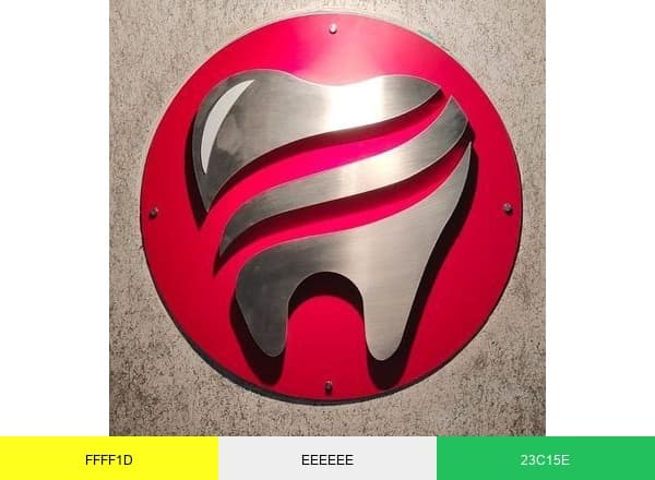 Karnavati Dental Care brand color palette