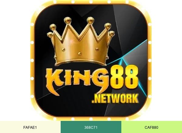 KING88 brand color palette
