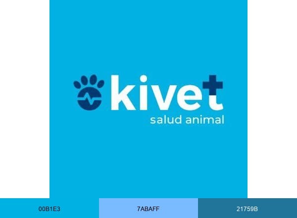 Kivet Clínicas Veterinarias brand color palette