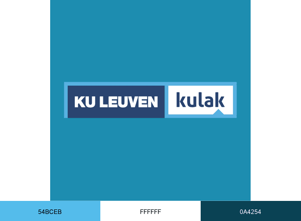 KU Leuven Kulak brand color palette