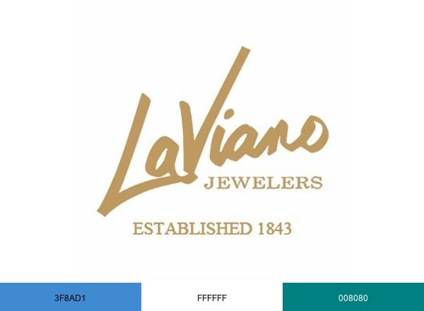 LaViano Jewelers brand color palette