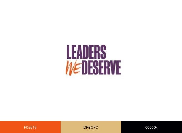 Leaders We Deserve brand color palette
