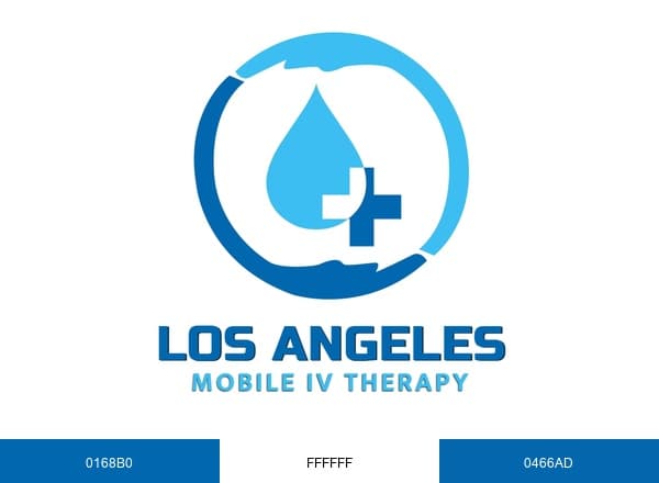 Los Angeles Mobile IV Therapy brand color palette
