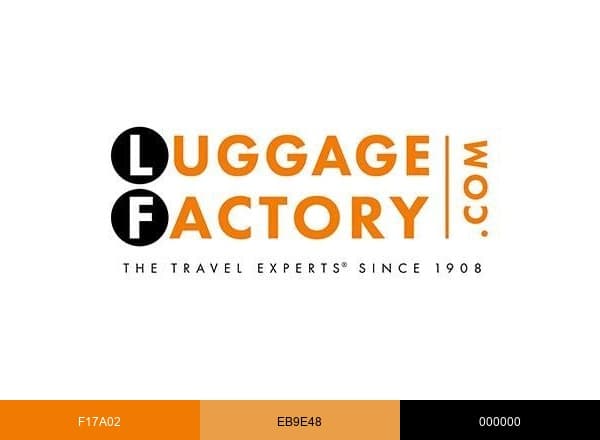 Luggage Factory brand color palette