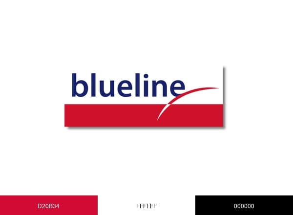 Blueline Entreprise brand color palette