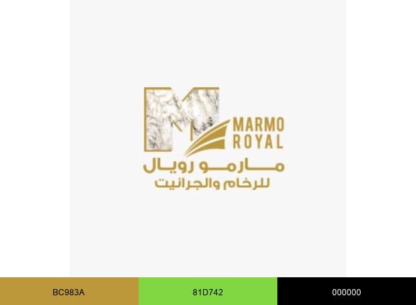 Marmo Royal For marble and granite brand color palette
