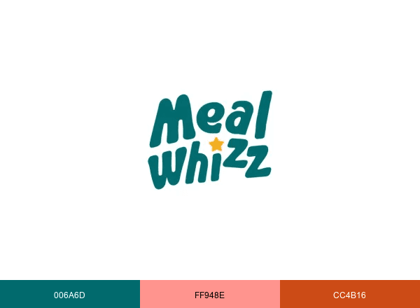 MealWhizz brand color palette