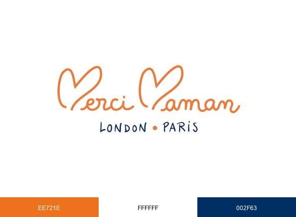 Merci Maman Boutique brand color palette