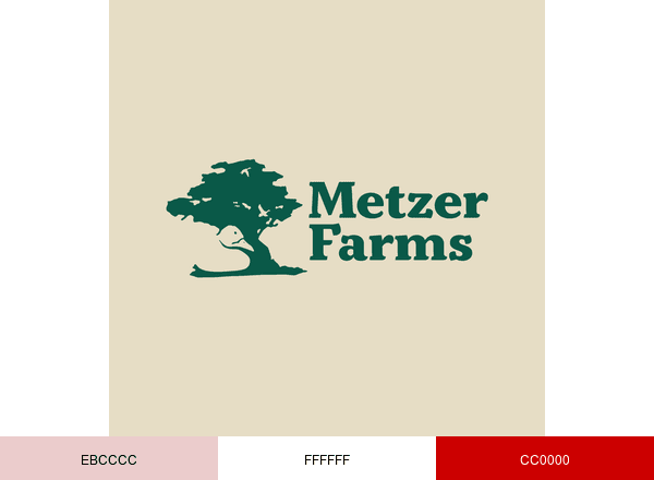 Metzer Farms brand color palette