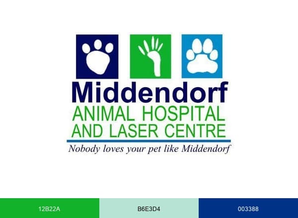 Middendorf Animal Hospital & Laser Centre brand color palette