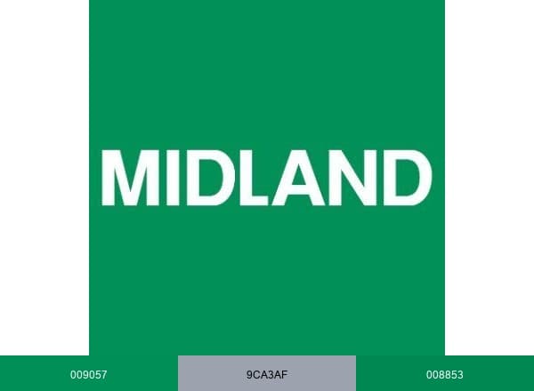 Midland Transport Limited brand color palette