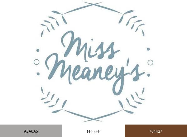 Miss Meaney's brand color palette