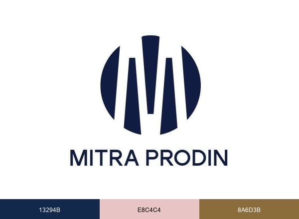 Mitra Prodin brand color palette