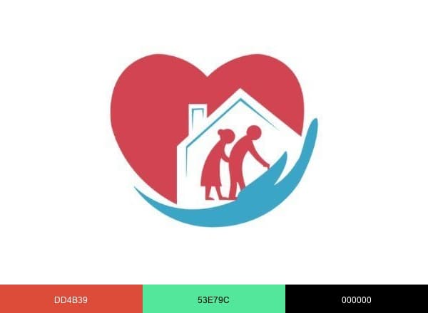M&N Home Care Services brand color palette